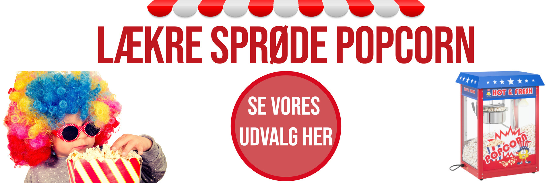 Lej popcornmaskine Als Udlejning