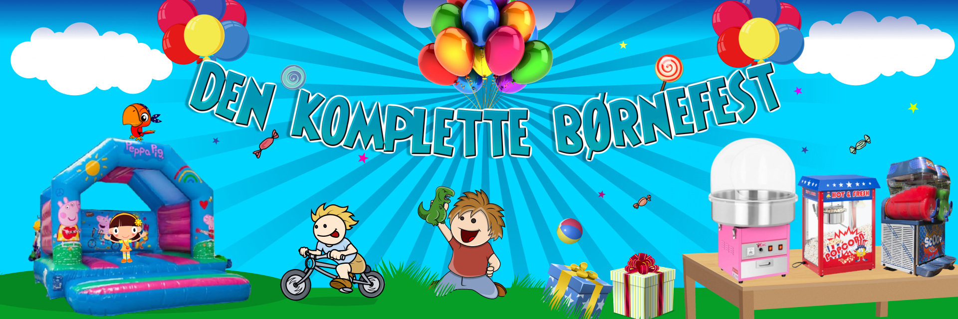 Den komplette børnefest fra Als Udlejning