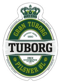 Tuborg Grøn 25 l. Stål - Billede 2