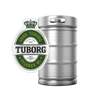 Grøn Tuborg Fadøl fra Als Udlejning