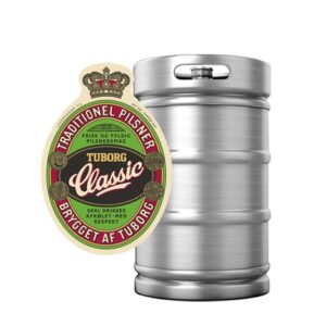 Tuborg Classic fadøl fra Als Udlejning