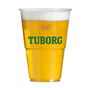 Tuborg fadølskrus i Plast