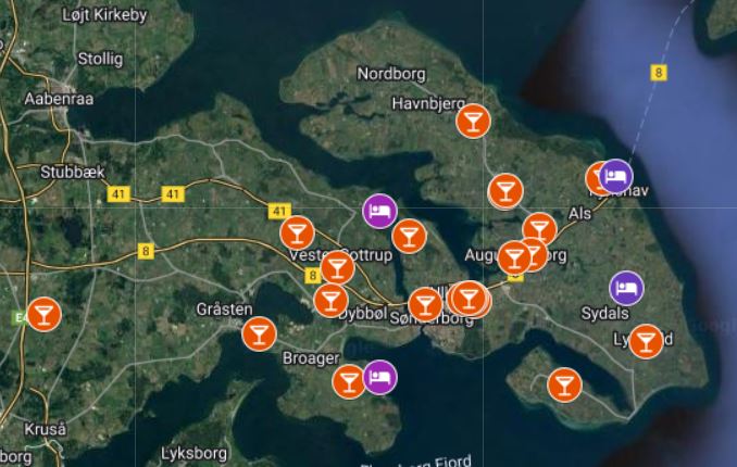 Festlokalekort als udlejning